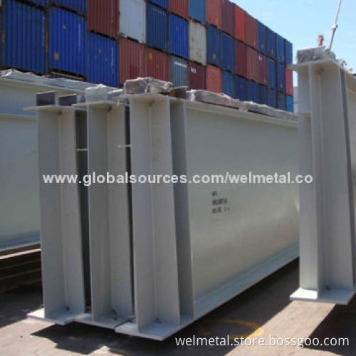 Galvanized prefabricated steel bridge girders and bracing factory